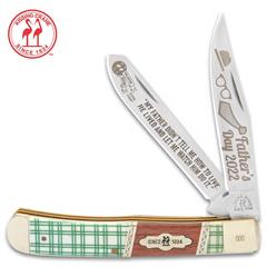 Kissing Crane 2022 Limited Edition Fathers Day Trapper Gentleman's Pocket Knife